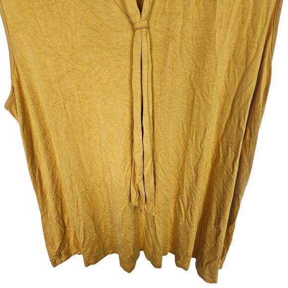 ModCloth Women Blouse Tie Front Plus Size 1X Stretch Pullover Career Office Work - Picture 3 of 7